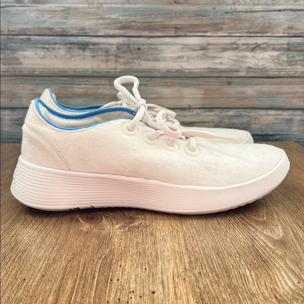 Allbirds Women's Wool Runner Go Cream Sneakers Size 10 - Picture 6 of 14
